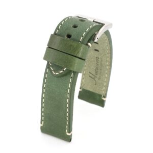 US HORWEEN Cowhide Pull-up in Green